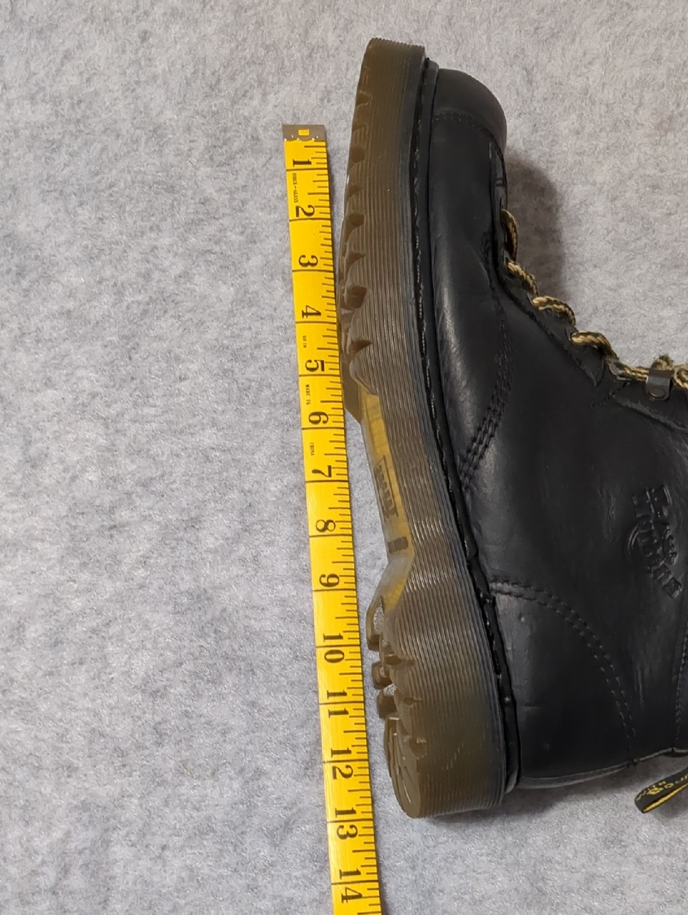 Dr. Martens Black Leather 8287 Men's Boots Made in England Size 12 - Picture 11 of 12